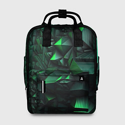 Женский рюкзак Зеленые сны в абстракции