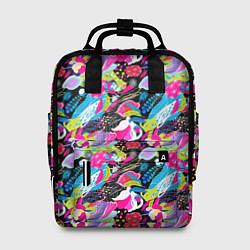 Рюкзак женский Цветочный листопад, цвет: 3D-принт