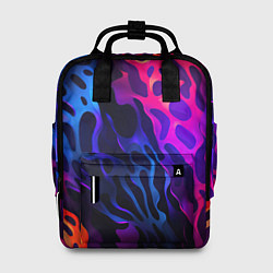 Рюкзак женский Камуфляж из ярких красок, цвет: 3D-принт
