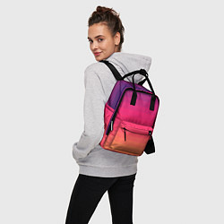 Рюкзак женский Полосный градиент, цвет: 3D-принт — фото 2