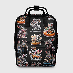 Рюкзак женский Кролики - Камасутра позы, цвет: 3D-принт