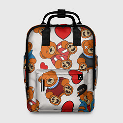 Женский рюкзак Медведи - персонажи из Слово пацана