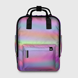 Рюкзак женский Голографические неоновые полосы, цвет: 3D-принт