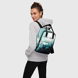 Рюкзак женский Горный Алтай пейзаж, цвет: 3D-принт — фото 2
