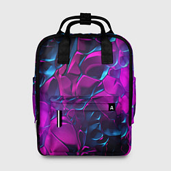 Женский рюкзак Кислотная яркая абстракция в камуфляжном стиле фио