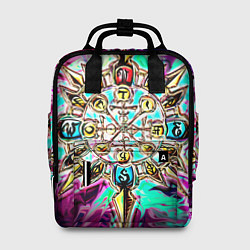 Рюкзак женский Колесо фортуны, цвет: 3D-принт