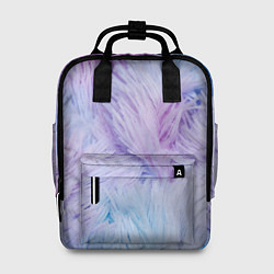 Рюкзак женский Цветной узор из перьев, цвет: 3D-принт