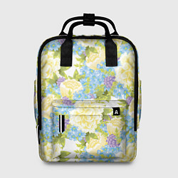 Рюкзак женский Пышные цветы, цвет: 3D-принт