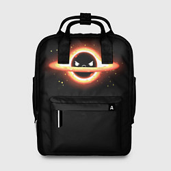 Рюкзак женский Угрюмая черная дыра, цвет: 3D-принт