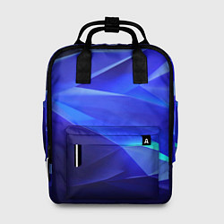 Женский рюкзак Black and blue abstract background sport style