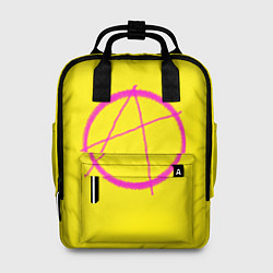 Рюкзак женский Символ Анархиста, цвет: 3D-принт