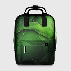 Рюкзак женский Зеленая яркая абстрактная текстура, цвет: 3D-принт