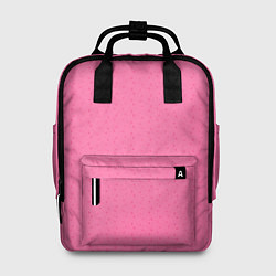 Женский рюкзак Яркий розовый однотонный в крапинку