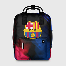 Рюкзак женский Barcelona fc club gradient smoke, цвет: 3D-принт