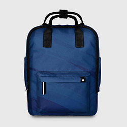 Рюкзак женский Тёмно-синий полосами, цвет: 3D-принт
