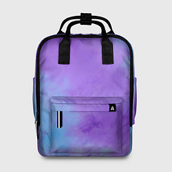 Рюкзак женский Фиолетовый космический туман, цвет: 3D-принт
