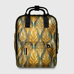 Рюкзак женский Золото осени травинки, цвет: 3D-принт
