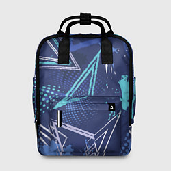 Рюкзак женский Яркий абстрактный узор для спорта, цвет: 3D-принт