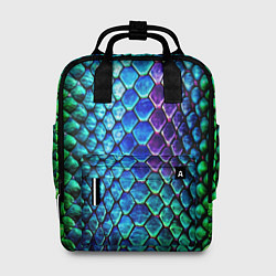 Женский рюкзак Радужная кожа змеи