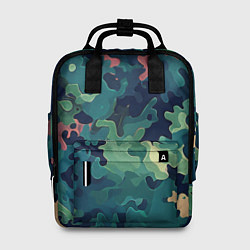 Женский рюкзак Армейский камуфляж зеленый