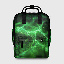 Женский рюкзак Зеленая связь текстура