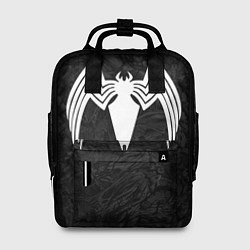 Женский рюкзак Знак венома с текстурой симбиота