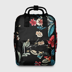 Женский рюкзак Цветы старинный узор