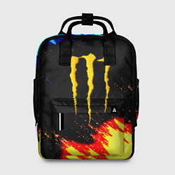 Женский рюкзак Monster energy огненные краски