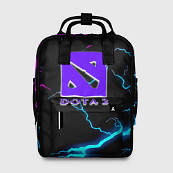 Рюкзак женский Dota неоновый шторм, цвет: 3D-принт
