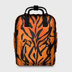 Женский рюкзак Тигровый огненный паттерн