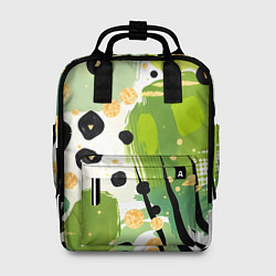 Женский рюкзак Зеленый анималистичный паттерн
