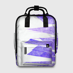 Рюкзак женский Color white purple, цвет: 3D-принт