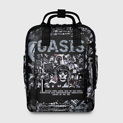 Женский рюкзак Oasis на фоне гитар