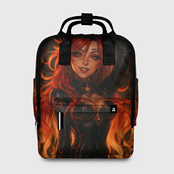 Рюкзак женский Горячая пиро архонт Мавуика - Genshin Impact, цвет: 3D-принт