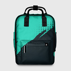 Женский рюкзак Color black light blue