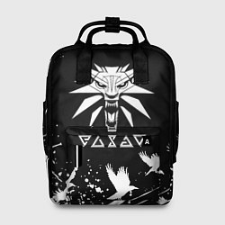 Рюкзак женский Ведьмак дикие птицы, цвет: 3D-принт