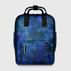 Рюкзак женский Абстракция - blue uniform camouflage, цвет: 3D-принт