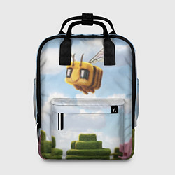 Рюкзак женский Пчёлка - Minecraft, цвет: 3D-принт