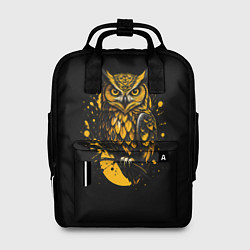 Рюкзак женский Филин в лунном свете, цвет: 3D-принт