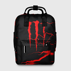 Рюкзак женский Monster energy storm red, цвет: 3D-принт