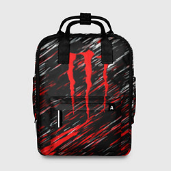 Рюкзак женский Monster energy полосы красок, цвет: 3D-принт