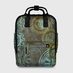 Рюкзак женский Стимпанк механизм, цвет: 3D-принт