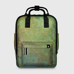 Женский рюкзак Абстракция - green oil stain