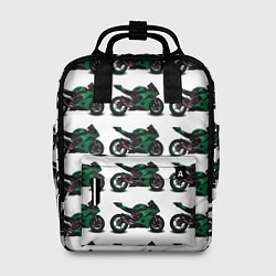 Женский рюкзак Motorbike dark green