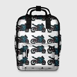 Женский рюкзак Motorbike blue