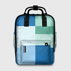 Женский рюкзак Мятное небо колор-блок