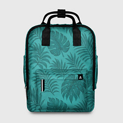 Рюкзак женский Тропические листья - паттерн, цвет: 3D-принт