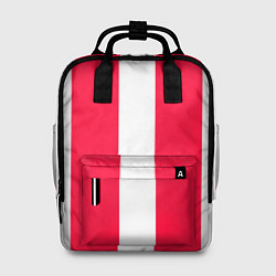 Рюкзак женский Color red white line, цвет: 3D-принт