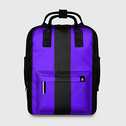 Женский рюкзак Color purple black stripes