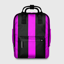 Женский рюкзак Color black pink lines